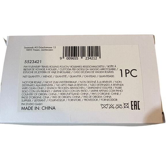 Swarovski Travel Jewelry and Makeup Roll Case - Picture 3 of 4